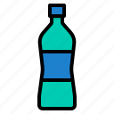 bottle, water, drink, glass, beverage