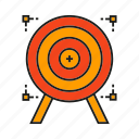 crosshair, dart, goal, marketing, target