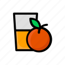 orange, juice, fruit, drink, lemon