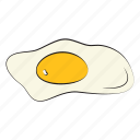 breakfast, egg, food, fried egg