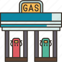 gas, station, energy, fuel, petrol