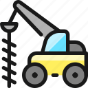 heavy, equipment, excavator