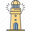 building, landmarks, lighthouse