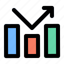 bar, chart, analytic, growth, infographic