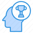 head, idea, mind, thinking, trophy