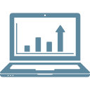 analytics, chart, computer, graph, laptop, monitoring, statistics