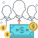 earnings, employee, money, monthly, pay, salary, wage