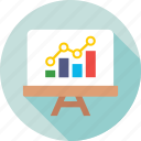 analytics, chalkboard, graph, graph presentation, presentation