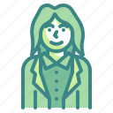 formal, woman, businesswoman, user, avatar