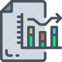 analysis, bar, business icon, chart, growth, statistics