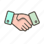 handshake, business deal, contract 