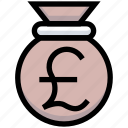 bag, business, cash, financial, money, pound