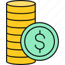 coins, currency, finance, money, cash, dollar, payment