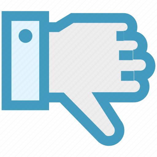 Dislike, down, hand, thumb, thumbs down, vote icon - Download on Iconfinder