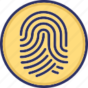 biometric, fingerprint, identity, scanning, sensor data