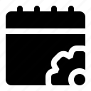 configuration, setting, manage, update, calendar