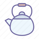 kettle, tea, drink, teapot, kitchen