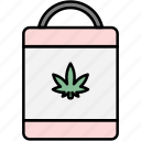 bag, shopping bag, cannabis, marijuana, weed, cannabidiol