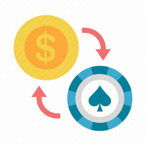 Bet, casino, chip, exchange, gamble, gambling, poker icon - Download on Iconfinder