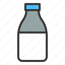 bottle, milk