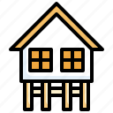 house, beach, hut, bungalow, home, travel