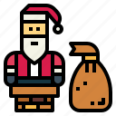 christmas, xmas, chimney, seck, santa