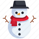 snowman, xmas, christmas, winter, snow