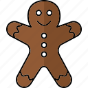 gingerbread, christmas, xmas, cookie