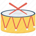 drum, instrument, music, musical icon