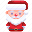 santa, xmas, christmas, claus, user, avatar