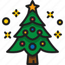 christmas, tree, wood, forest, yule, xmas, decoration