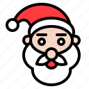 avatar, face, santa, santa claus, xmas