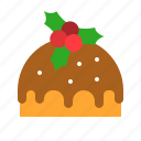 cake, christmas, dessert, pudding, sweets