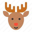 animal, christmas, deer, reindeer, xmas