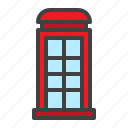 telephone, box, payphone, booth