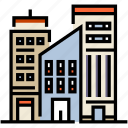 building, city, cityscape, skyline, skyscraper, tower, town