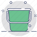 bucket, cleaning, household, pail, water bucket