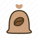 beans, cafe, coffee, espresso, restaurant, sack