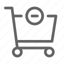 cart, from, remove, shopping