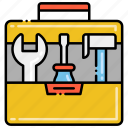 building, construction, tool, toolbox