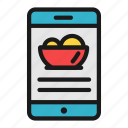 cooking, online, recipe, smartphone, food, kitchen