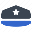 hat, police, policeman, cap, uniform, cop, police officer