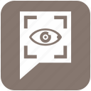 biometry, comment, eye, scanner, search, view