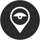 camera, map, place, pointer, security, view, navigation