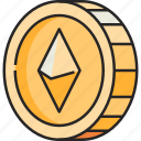 ethereum, bitcoin, currency, money, cryptocurrency, blockchain, crypto