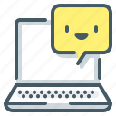 chatbot, chat, bot, assistant, laptop, chat bot