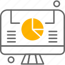 chart, lcd, led, pie