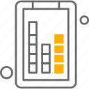 analysis, bar, chart, data