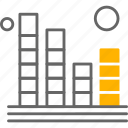 analysis, bar, chart, data