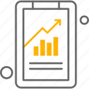 analysis, bar, chart, data